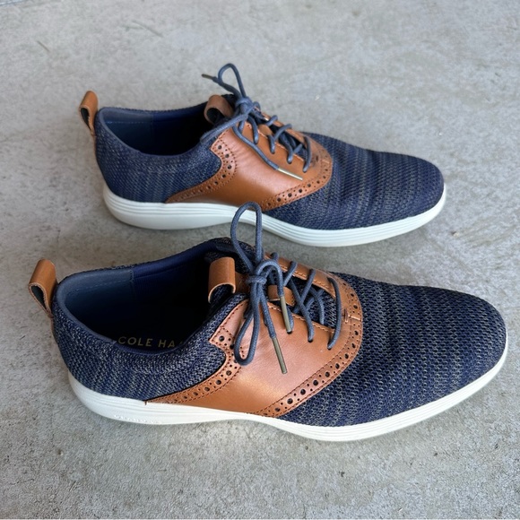 Cole Haan Mens Grand Tour Knit Oxford Size 8.5 - Picture 3 of 5